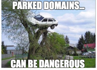 Parked domains are dangerous 